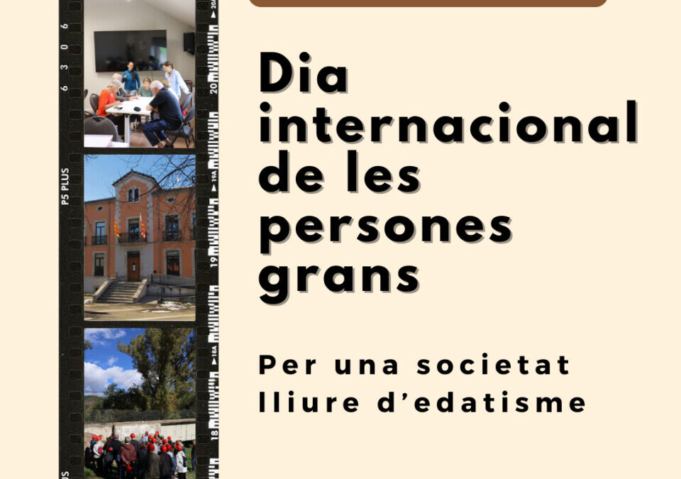 Dia Internacional de les Persones Grans: manifest per una societat lliure d’edatisme